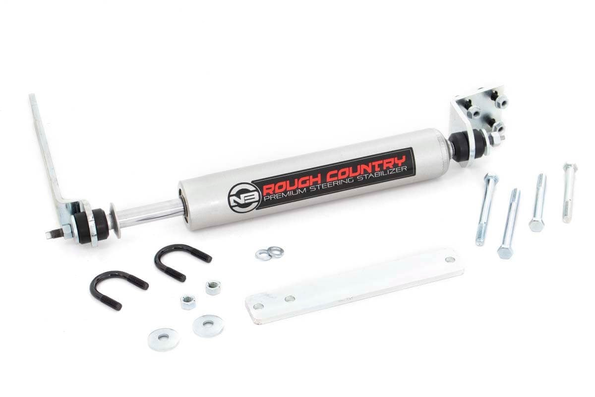 Rough Country 8738430 N3 Steering Stabilizer | Multiple Makes & Models (Ford/Mazda)