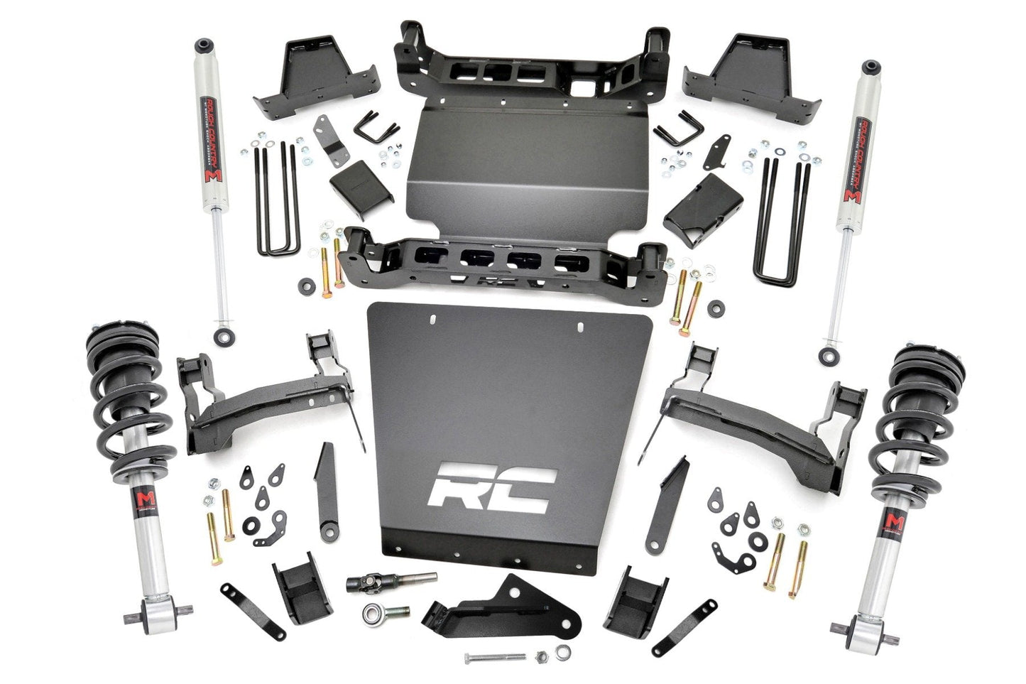 Rough Country 29840 7 Inch Lift Kit | Bracket | M1 Struts/M1 | Chevy/GMC 1500 (14-16)