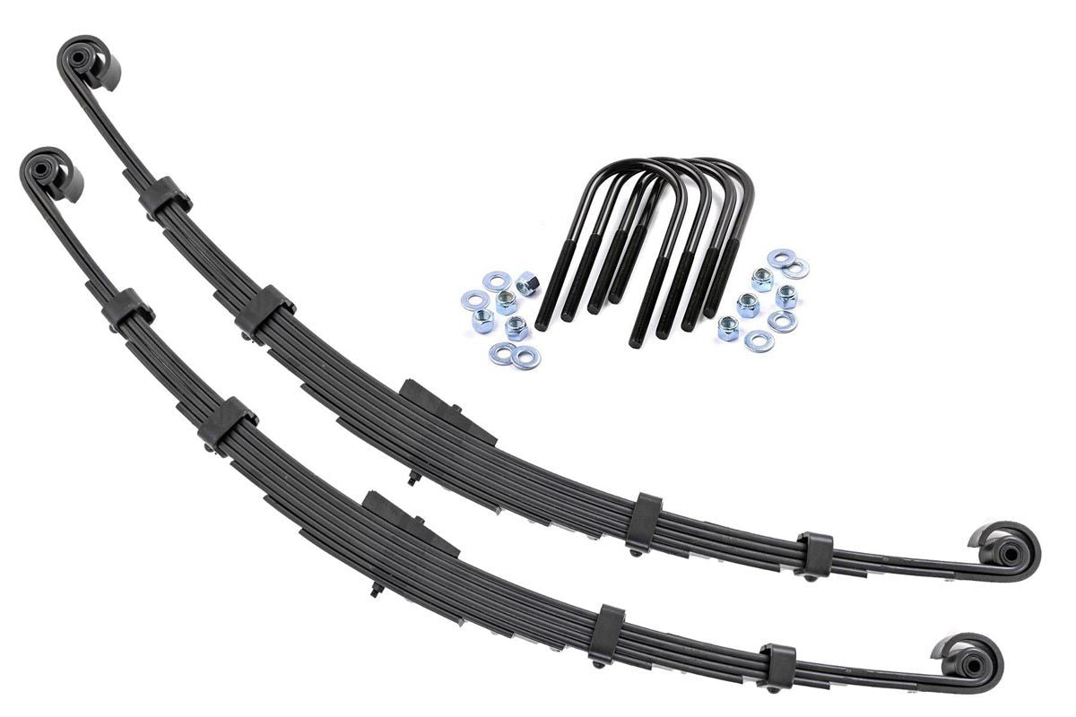 Rough Country 8006Kit Rear Leaf Springs| 2.5" Lift | Pair | Jeep CJ5/CJ7 5 4WD (1955-1975)