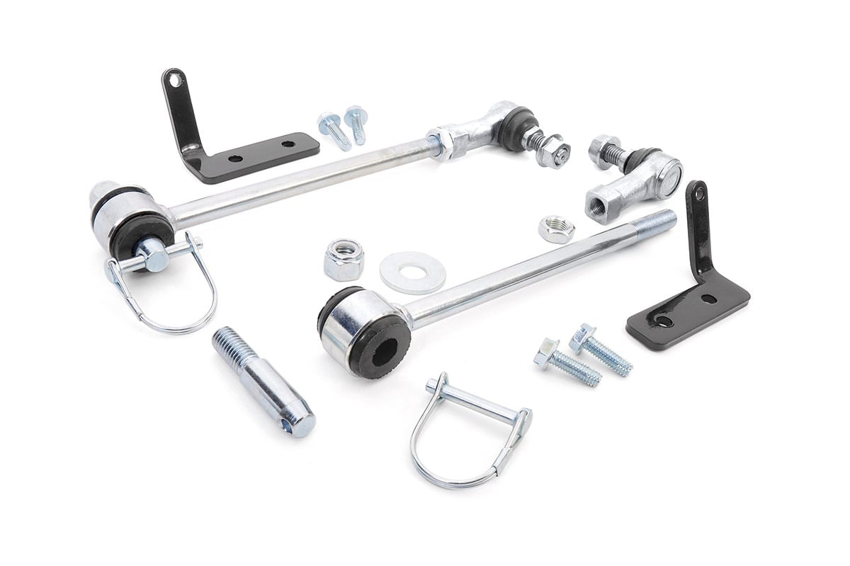 Rough Country 1029 Quick Disconnect Sway Links | 2.5 Inch Lift | Jeep Wrangler JK/Wrangler Unlimited (07-18)