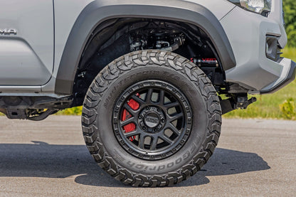 Rough Country 71146A Caliper Covers | Front Only | Red | Toyota Tacoma 2WD/4WD (2005-2023)