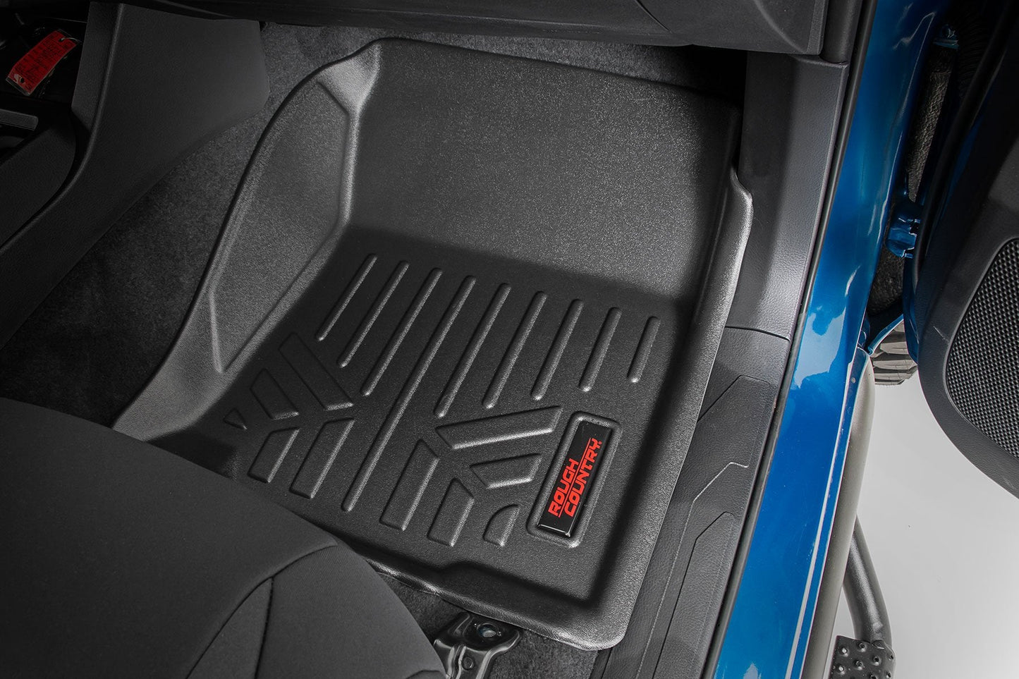 Rough Country M-71216 Floor Mats | Front and Rear | Toyota Tacoma 2WD/4WD (2016-2023)