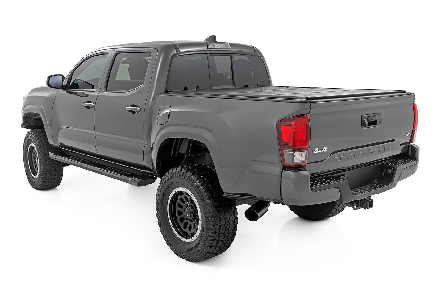 Rough Country SRB051785A HD2 Aluminum Running Boards | Double Cab | Toyota Tacoma 2WD/4WD (2005-2023)