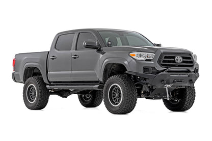 Rough Country SRB051785A HD2 Aluminum Running Boards | Double Cab | Toyota Tacoma 2WD/4WD (2005-2023)