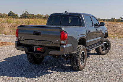 Rough Country SRB051785A HD2 Aluminum Running Boards | Double Cab | Toyota Tacoma 2WD/4WD (2005-2023)