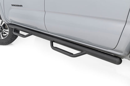Rough Country RCT0580CCB Nerf Steps | Cab Length | Crew Cab | 5' Bed | Toyota Tacoma 2WD/4WD (05-23)