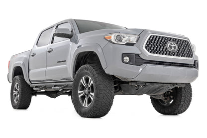 Rough Country RCT0580CCB Nerf Steps | Cab Length | Crew Cab | 5' Bed | Toyota Tacoma 2WD/4WD (05-23)