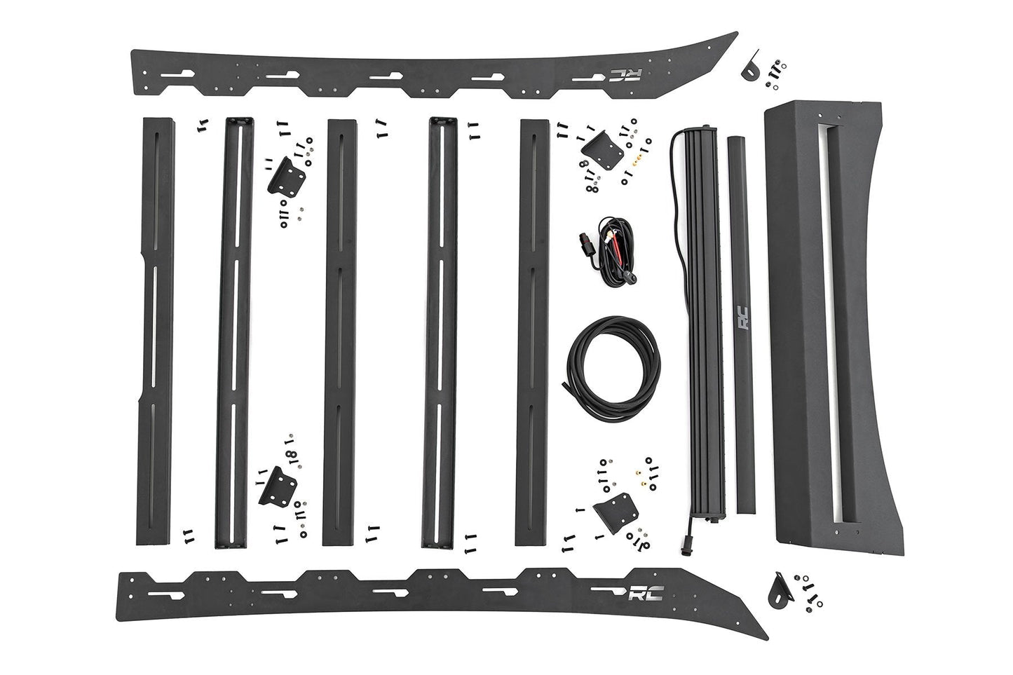 Rough Country 73107 Roof Rack | Front LED Lights | Toyota Tacoma 2WD/4WD (2005-2023)