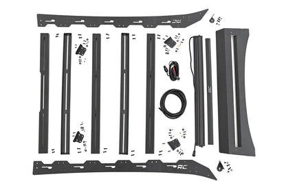 Rough Country 73107 Roof Rack | Front LED Lights | Toyota Tacoma 2WD/4WD (2005-2023)