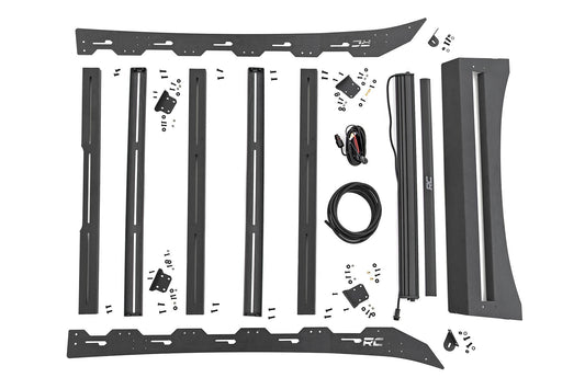 Rough Country 73107 Roof Rack | Front LED Lights | Toyota Tacoma 2WD/4WD (2005-2023)