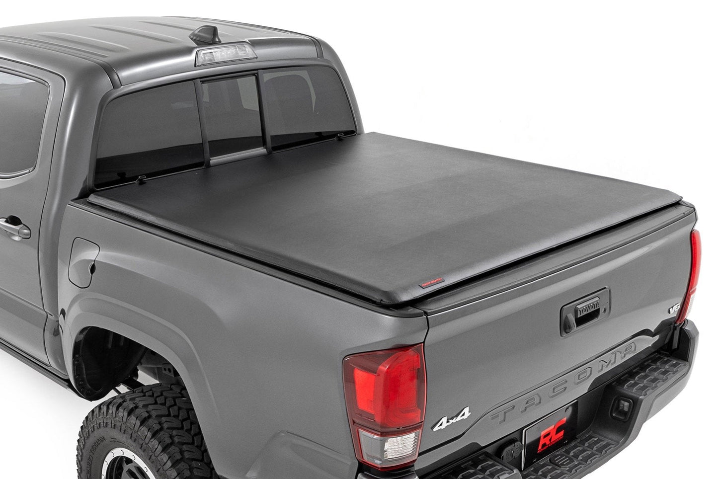 Rough Country 42716501 Soft Roll Up Bed Cover | 5' Bed | Toyota Tacoma 2WD/4WD (2016-2023)