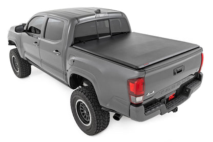 Rough Country 42716501 Soft Roll Up Bed Cover | 5' Bed | Toyota Tacoma 2WD/4WD (2016-2023)