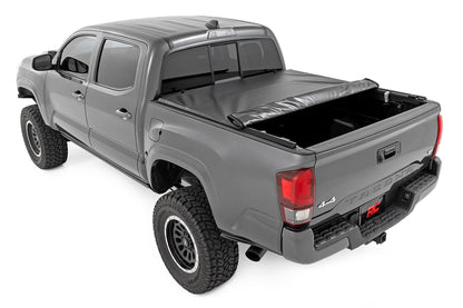 Rough Country 42716501 Soft Roll Up Bed Cover | 5' Bed | Toyota Tacoma 2WD/4WD (2016-2023)
