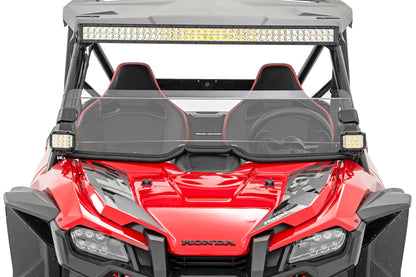 Rough Country 98182021A Half Windshield | Scratch Resistant | Honda Talon 1000