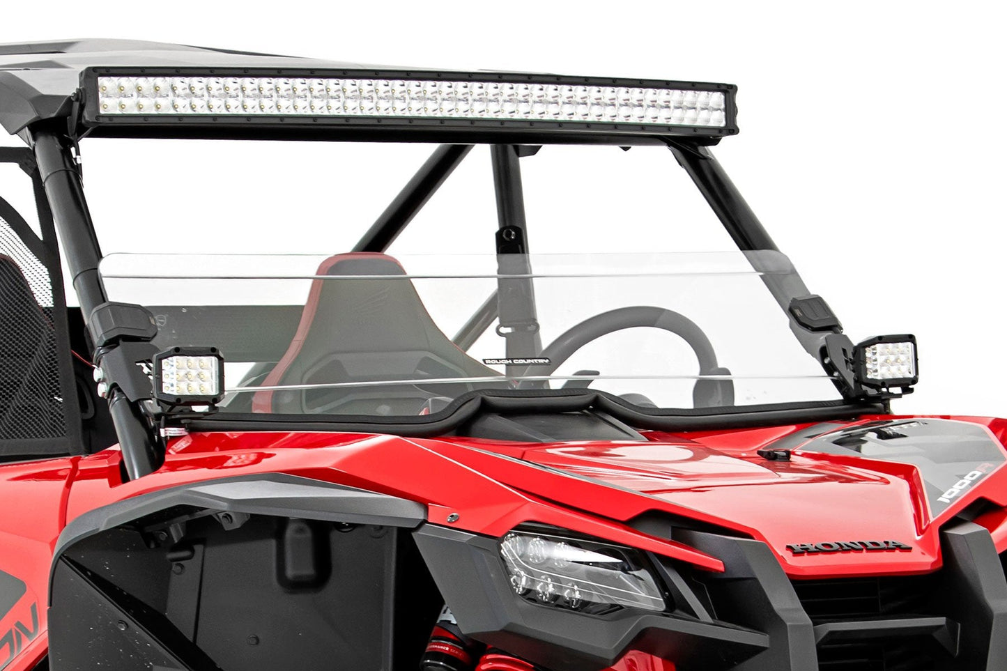 Rough Country 98182021A Half Windshield | Scratch Resistant | Honda Talon 1000