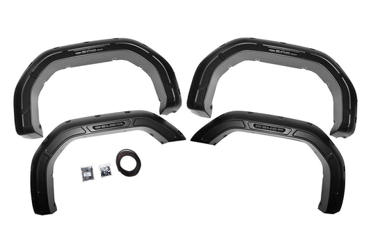 Rough Country A-G12011-GBA Fender Flares | Defender | GBA Black | GMC Sierra 2500 HD/Sierra 3500 HD (20-25)