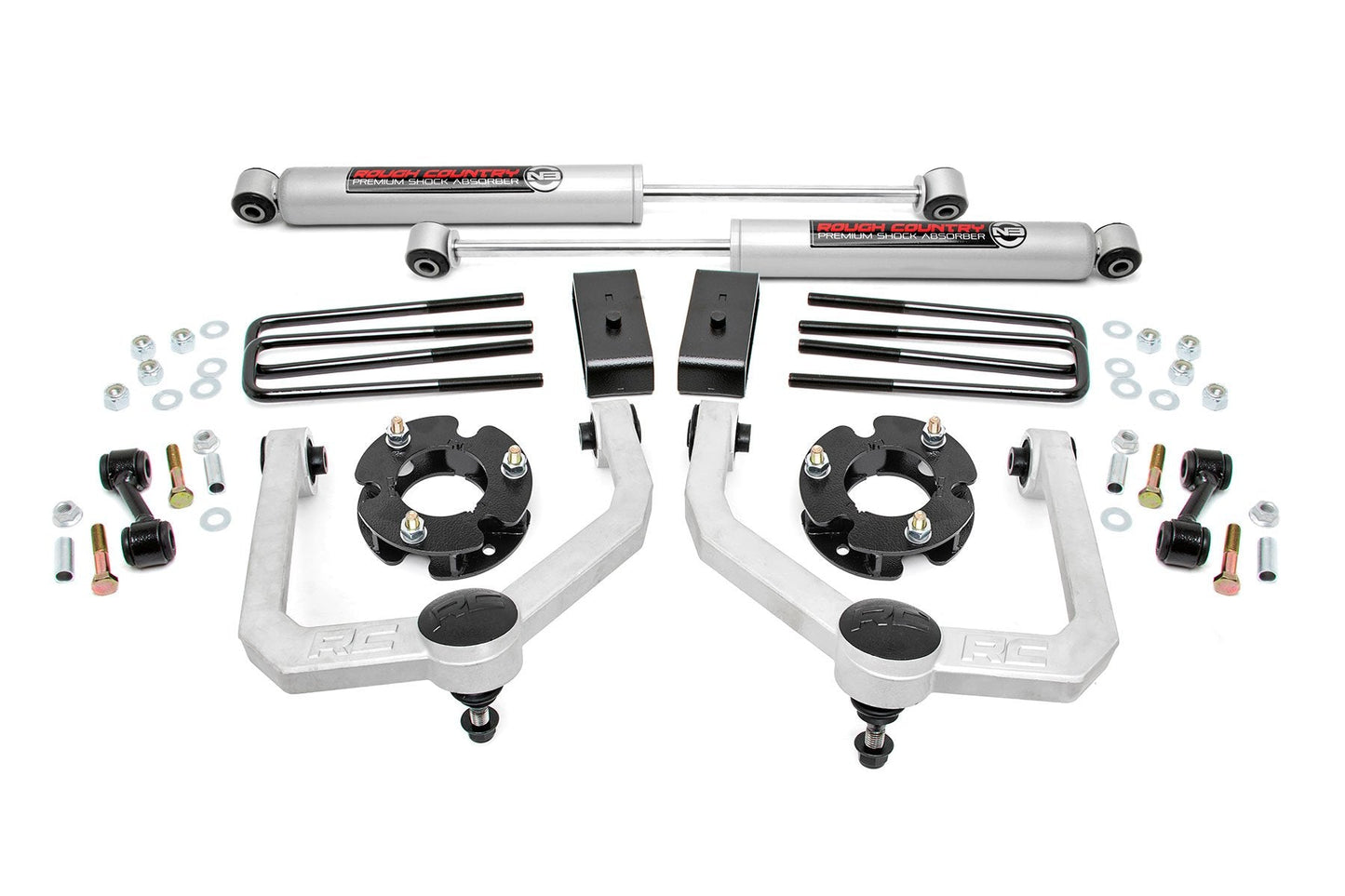 Rough Country 83430 3 Inch Lift Kit | N3 Shocks | Nissan Titan 2WD/4WD (2004-2024)