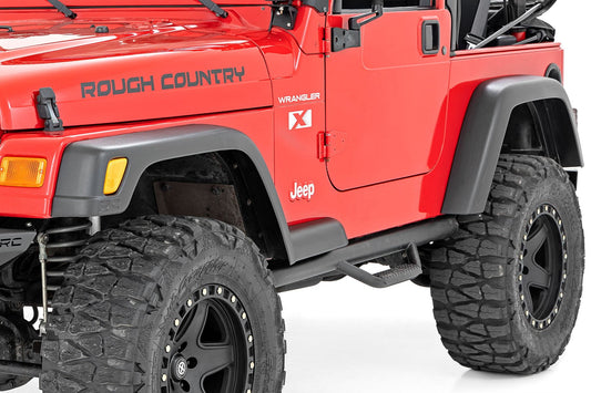 Rough Country 99033 Fender Flares | 5.5" Wide | Jeep Wrangler TJ (97-06)/Wrangler Unlimited (04-06)
