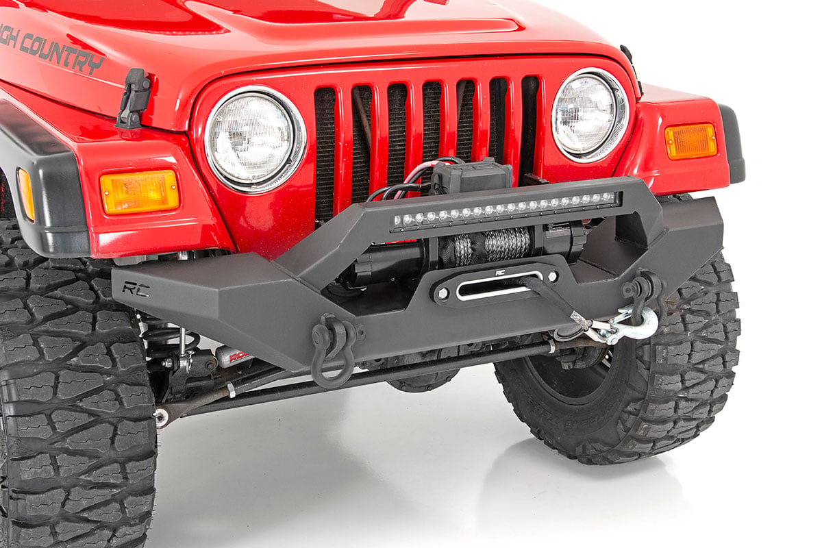 Rough Country 10595 Front Bumper | Rock Crawler | Jeep Wrangler TJ (97-06)/Wrangler Unlimited (04-06)