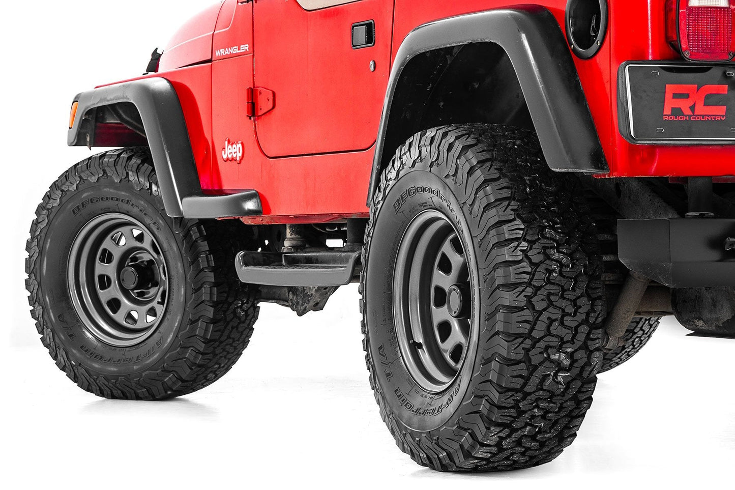 Rough Country RC51-5165G Steel Wheel | Gray | 15x10 | 5x4.5 | 3.30 Bore | -39