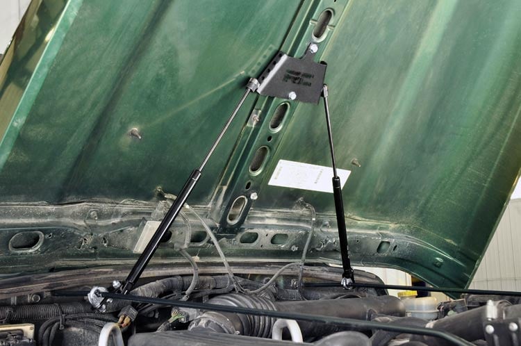 Rough Country 1151 Hood Struts | Hydraulic | Jeep Wrangler TJ (97-06)/Wrangler Unlimited (04-06)