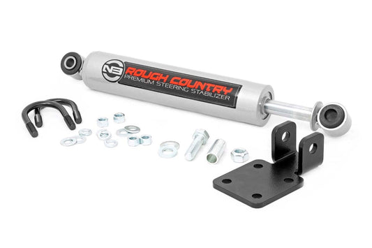 Rough Country 10613 HD Steering Kit | Stabilizer Combo | Jeep Comanche MJ/Wrangler TJ/Wrangler Unlimited