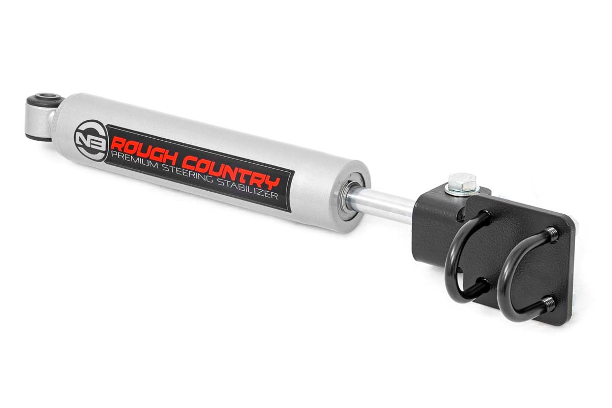 Rough Country 10613 HD Steering Kit | Stabilizer Combo | Jeep Comanche MJ/Wrangler TJ/Wrangler Unlimited