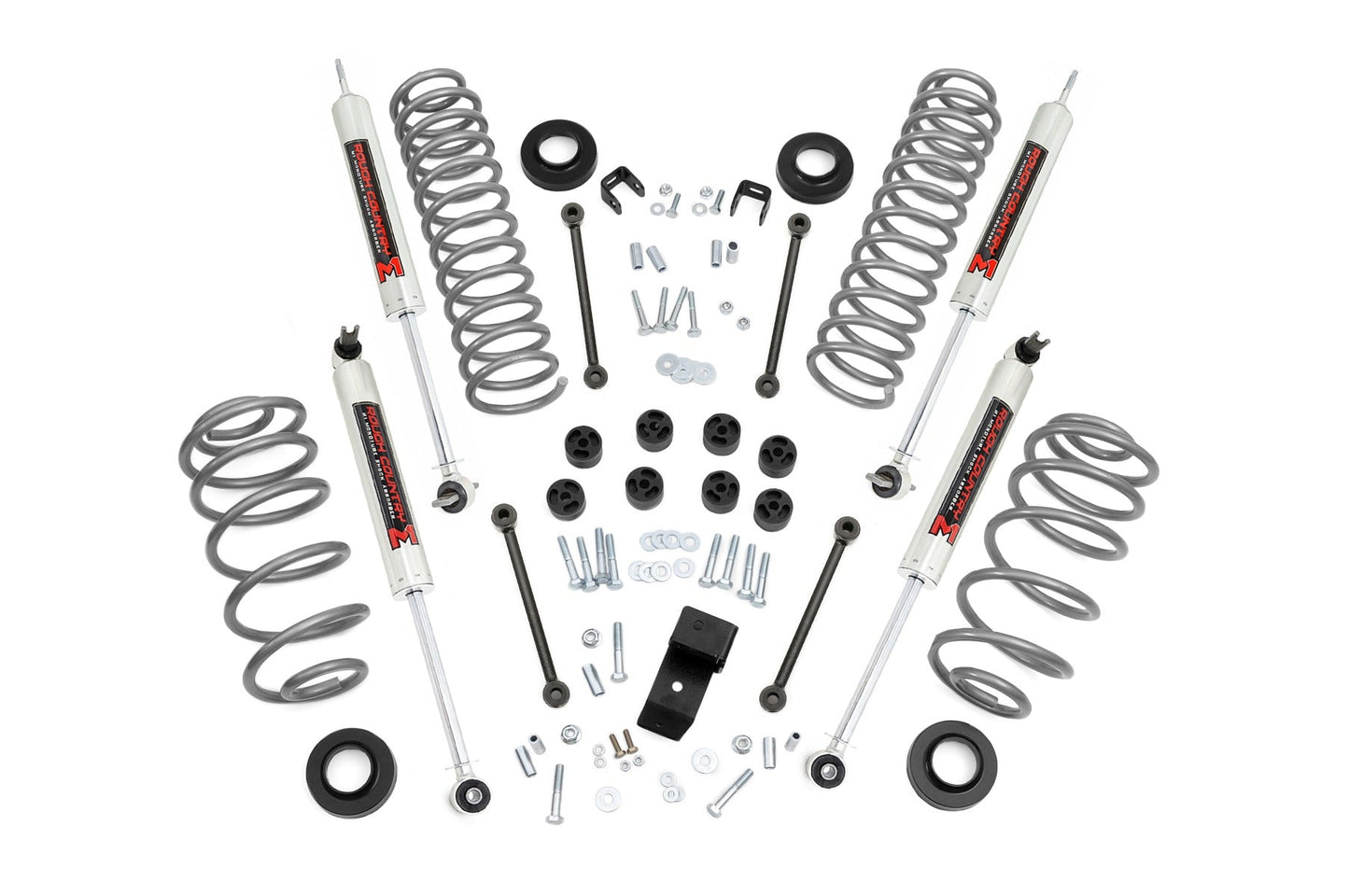Rough Country 64440 3.25 Inch Lift Kit | 6 Cyl | M1 | Jeep Wrangler TJ (03-06)/Wrangler Unlimited (04-06)