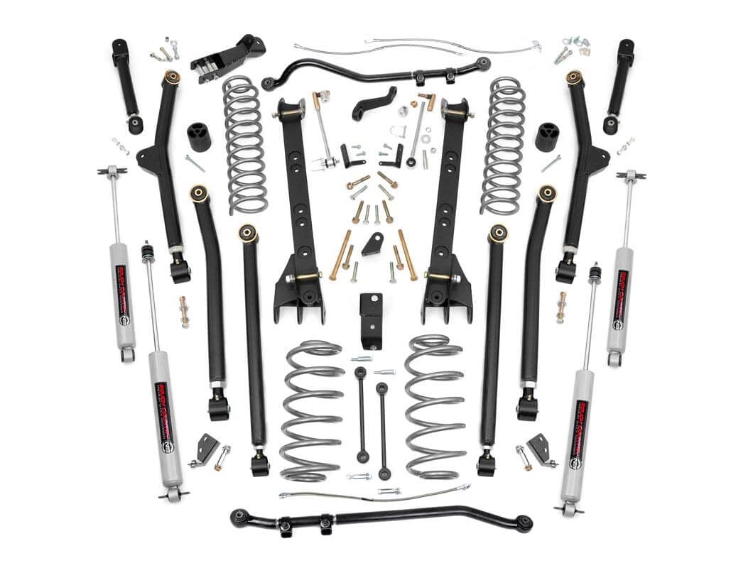 Rough Country 63122 6 Inch Lift Kit | Long Arm | Jeep Wrangler Unlimited 4WD (2004-2006)