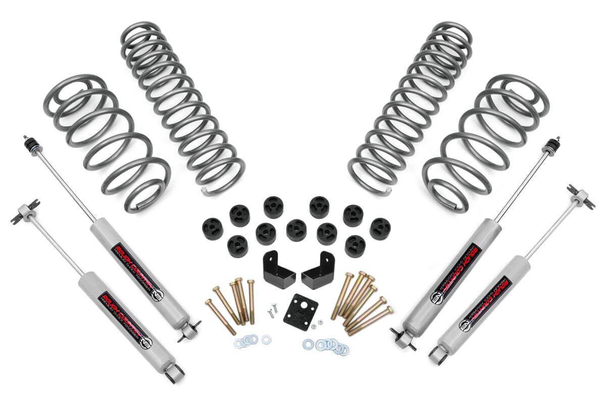 Rough Country 646.20 3.75 Inch Lift Kit | Combo | 4 Cyl | N3 | Jeep Wrangler TJ (97-06)/Wrangler Unlimited (04-06)