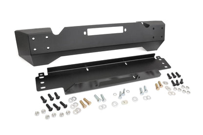 Rough Country 1012 Front Stubby Winch Bumper | Jeep Wrangler TJ (97-06)/Wrangler Unlimited (04-06)