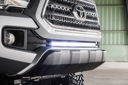 Rough Country 70730BLDRL 30 Inch Black Series LED Light Bar | Single Row | Cool White DRL