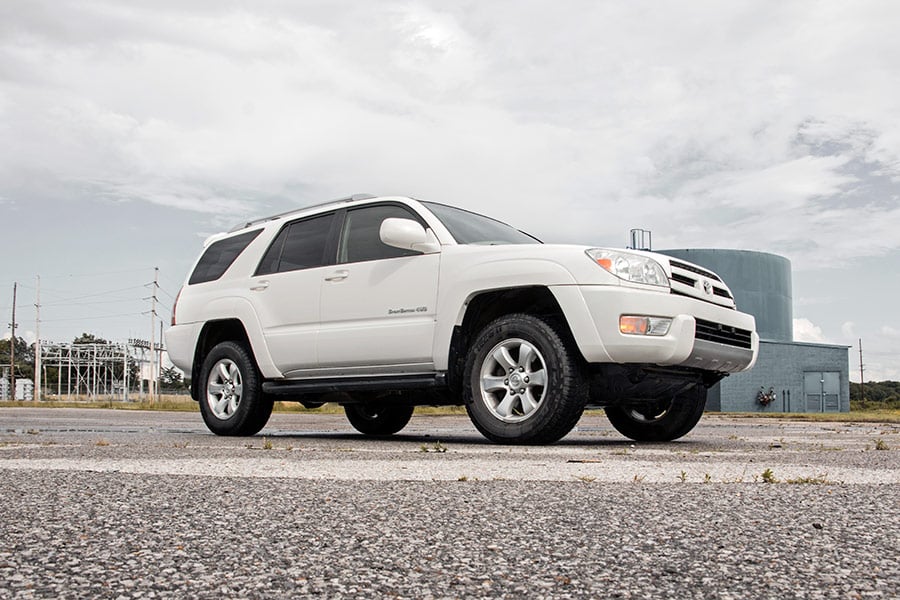 Rough Country 763RED 2 Inch Lift Kit | Red Spacers | Toyota 4Runner 4WD (2003-2009)