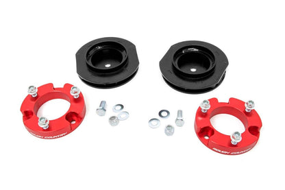 Rough Country 763RED 2 Inch Lift Kit | Red Spacers | Toyota 4Runner 4WD (2003-2009)