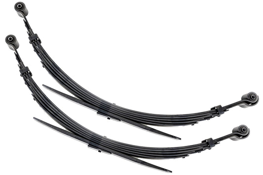 Rough Country 8200Kit Rear 52 Inch Leaf Springs | 4" Lift | Pair | Chevy/GMC C10/K10 Truck & SUV/K5 Blazer (73-91)