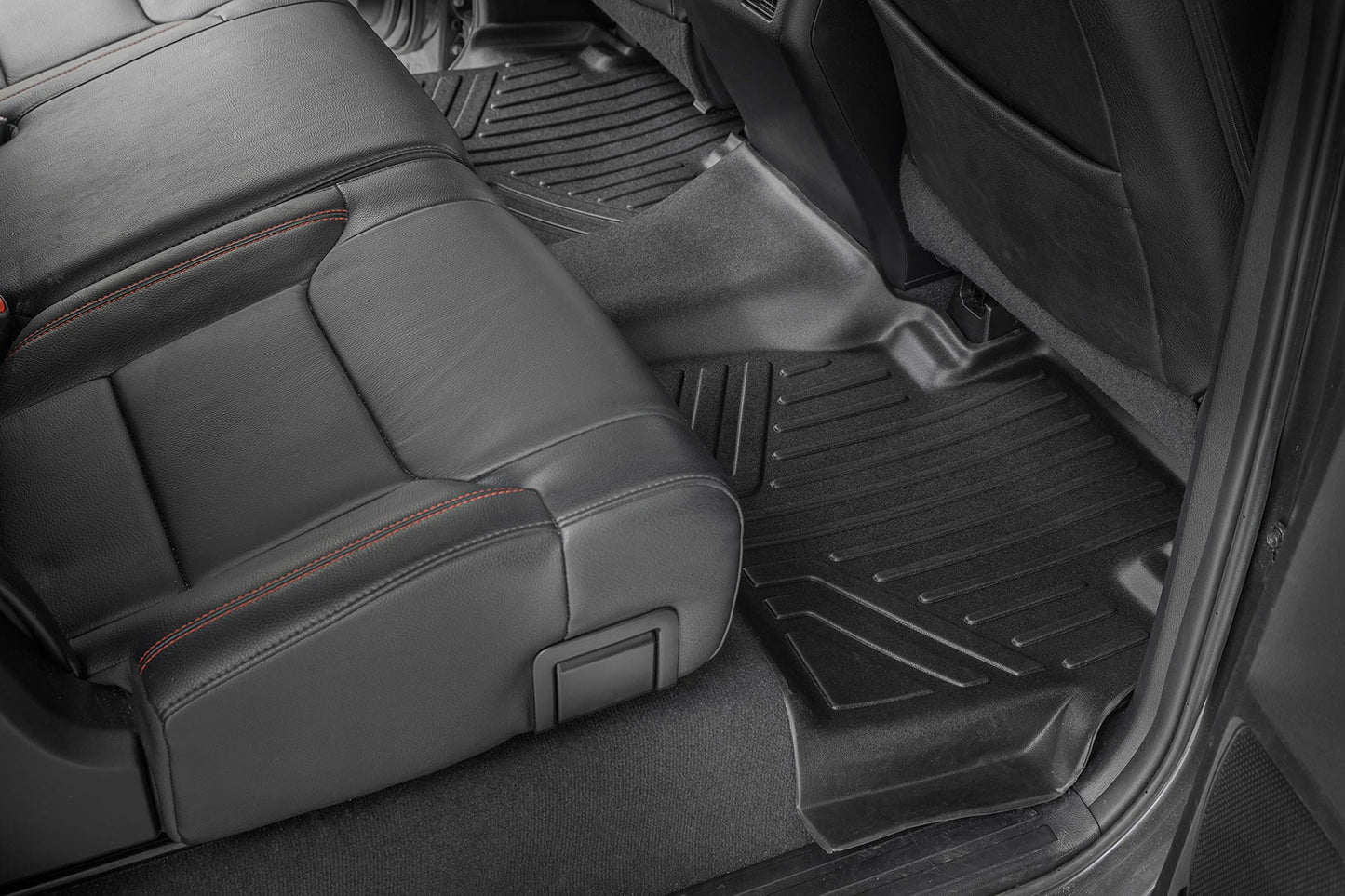 Rough Country M-71770 Floor Mats | FR & RR | CrewMax | Toyota Tundra 2WD/4WD (2014-2021)