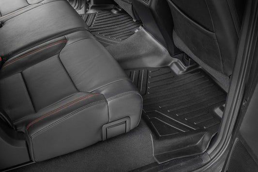 Rough Country M-71770 Floor Mats | FR & RR | CrewMax | Toyota Tundra 2WD/4WD (2014-2021)