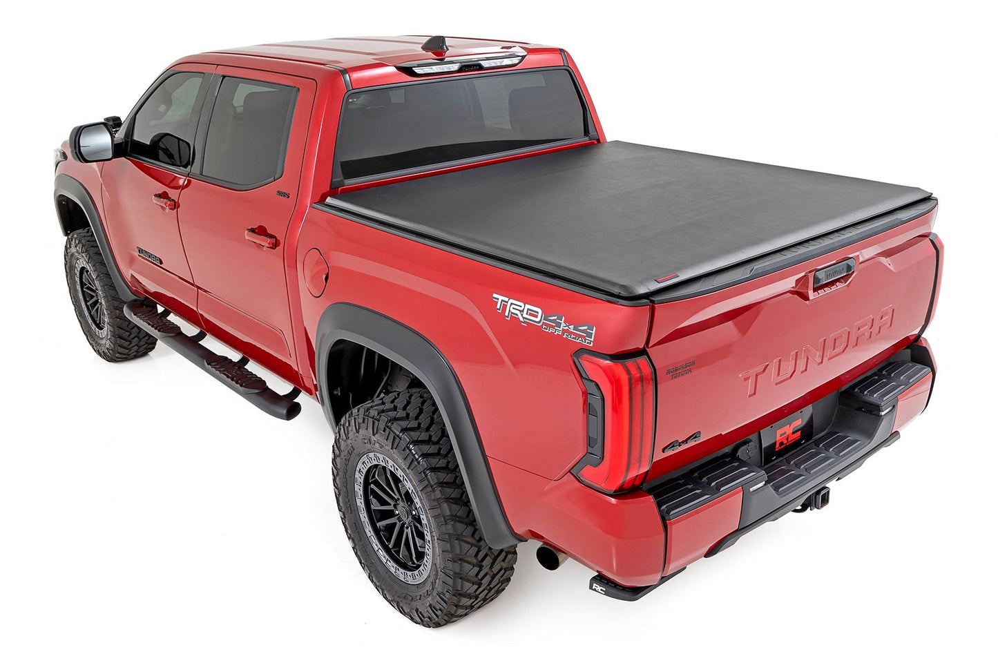 Rough Country 42619550 Soft Roll Up Bed Cover | 5'7" Bed | Toyota Tundra 2WD/4WD (2022-2025)