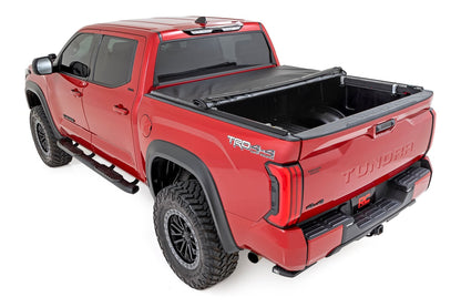 Rough Country 42419650 Soft Roll Up Bed Cover | 6'7" Bed | Toyota Tundra 2WD/4WD (2022-2025)