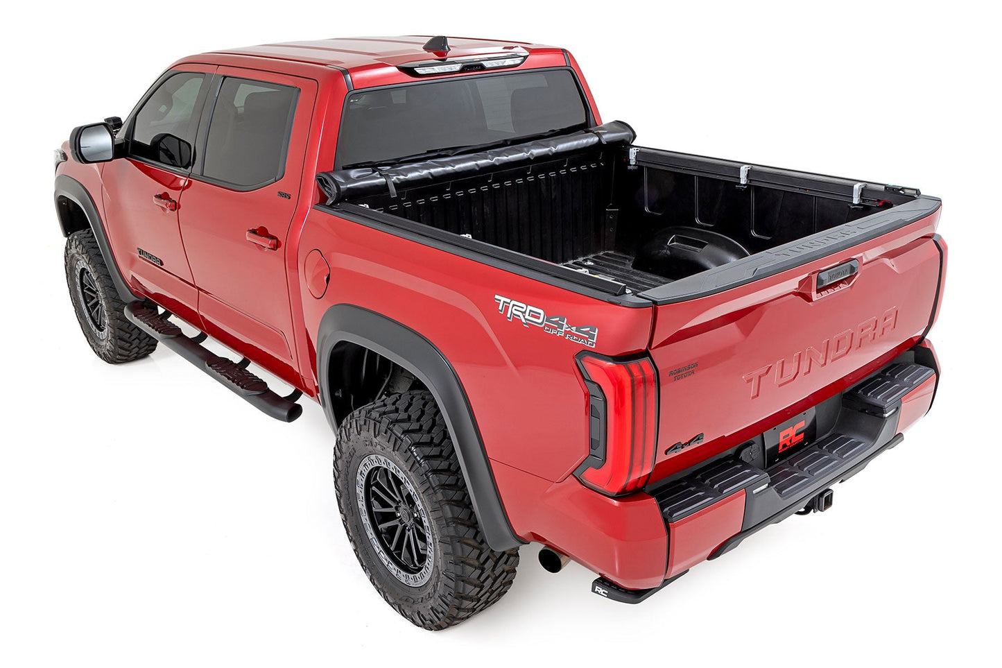 Rough Country 42619550 Soft Roll Up Bed Cover | 5'7" Bed | Toyota Tundra 2WD/4WD (2022-2025)