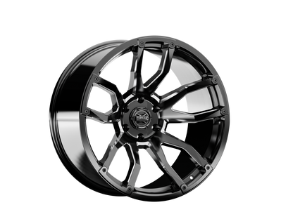 Torque TW403C-20903633-12 Torque Impact | Gloss Black w/Milled Accents | 20x9 | 6x135 | -12mm