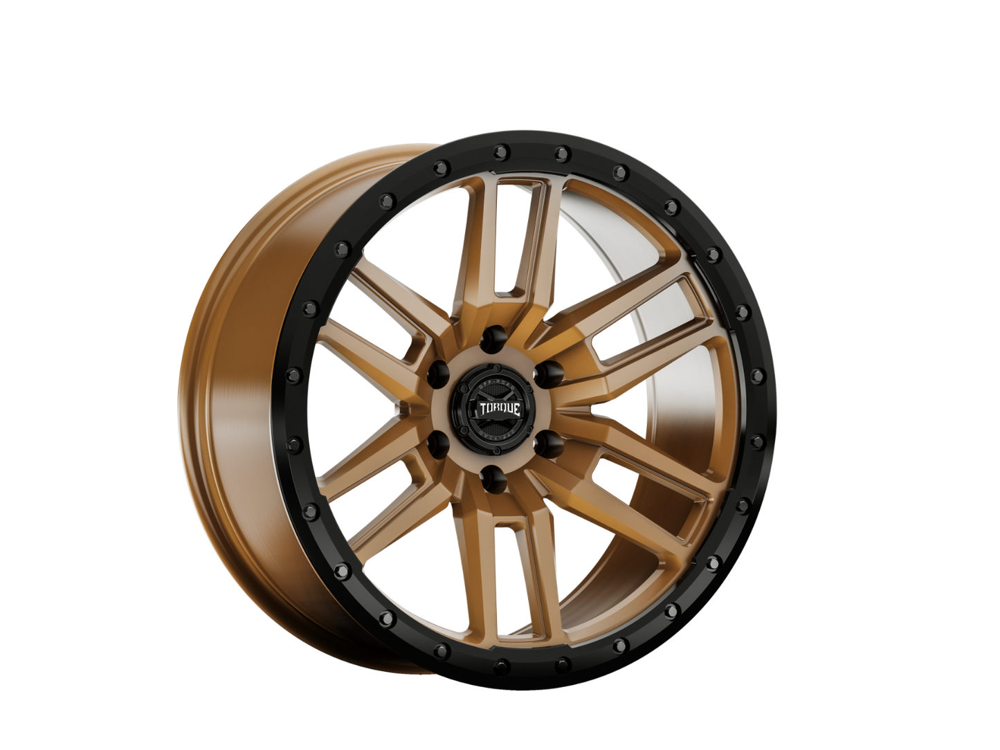 Torque TW411C-18908407-12 Torque Pritchett | Bronze w/Black Lip | 18x9 | 6x5.5 | -12mm