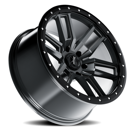 Torque TW411C-1790761200 Torque Pritchett | Anthracite w/Black Lip | 17x9 | 6x5.5 | 0mm