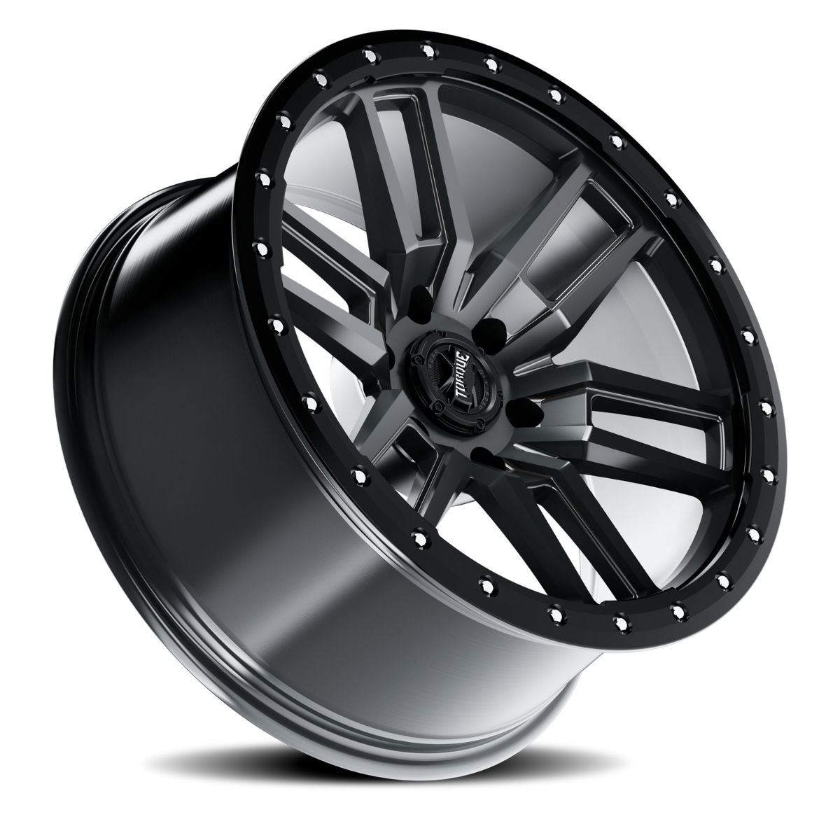 Torque TW411C-18908412-12 Torque Pritchett | Anthracite w/Black Lip | 18x9 | 6x5.5 | -12mm
