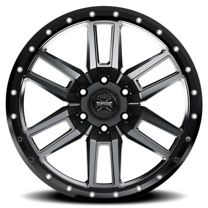 Torque TW411C-20903612-12 Torque Pritchett | Anthracite w/Black Lip | 20x9 | 6x135 | -12mm