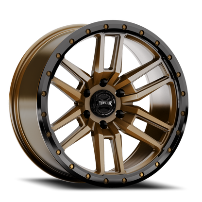 Torque TW411C-1790760700 Torque Pritchett | Bronze w/Black Lip | 17x9 | 6x5.5 | 0mm