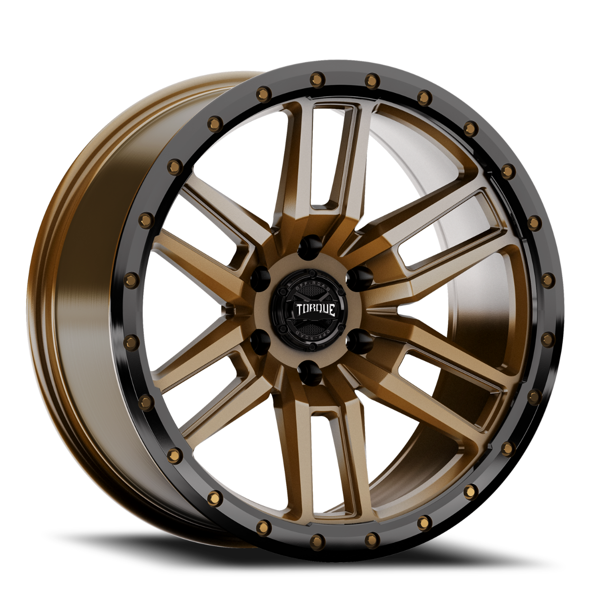 Torque TW411C-20908407-12 Torque Pritchett | Bronze w/Black Lip | 20x9 | 6x5.5 | -12mm