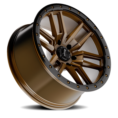 Torque TW411C-20908407-12 Torque Pritchett | Bronze w/Black Lip | 20x9 | 6x5.5 | -12mm