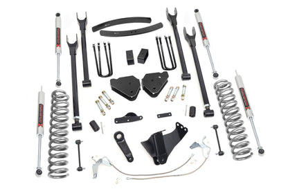 Rough Country 58840 6 Inch Lift Kit | Gas | 4 Link | M1 | Ford F-250/F-350 Super Duty 4WD (08-10)
