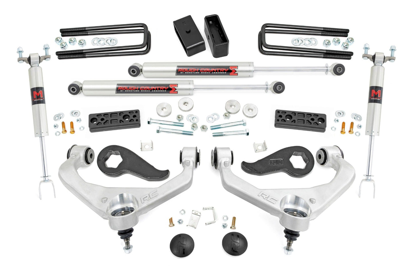 Rough Country 95640 3 Inch Lift Kit | UCAs | M1 | Chevy/GMC Sierra 3500 HD/Silverado 3500 HD (20-25)